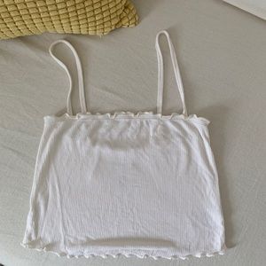 White crop top